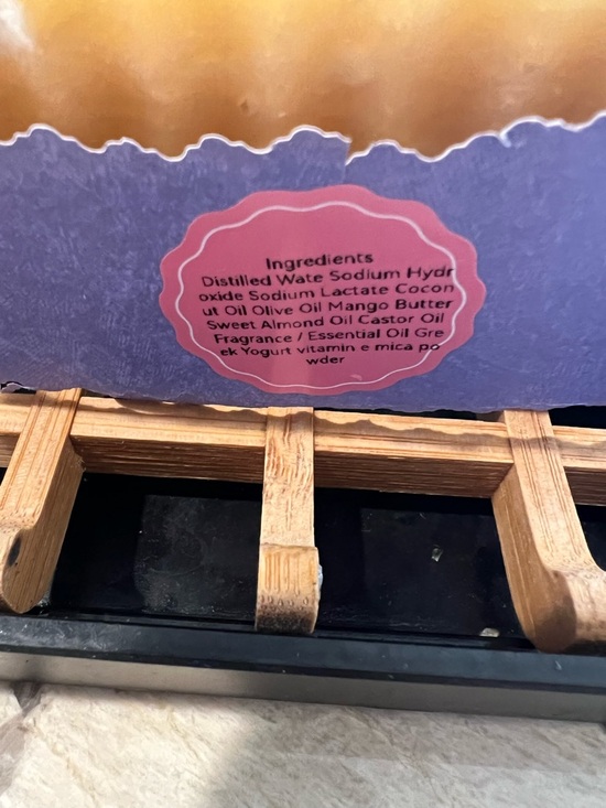 Coconut Soap Bar - mango butter Soap - Picture 3 of 7